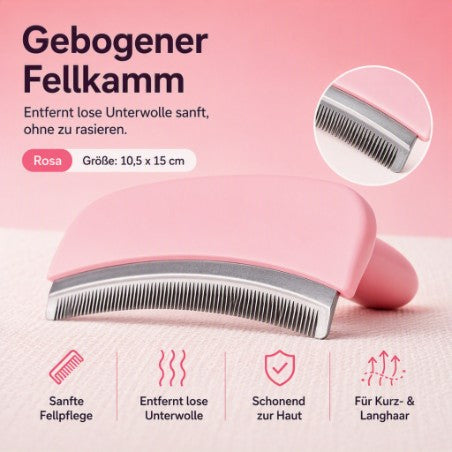 Fluffo™ Gentle Brush | Sanfte Fellpflege für Katzen