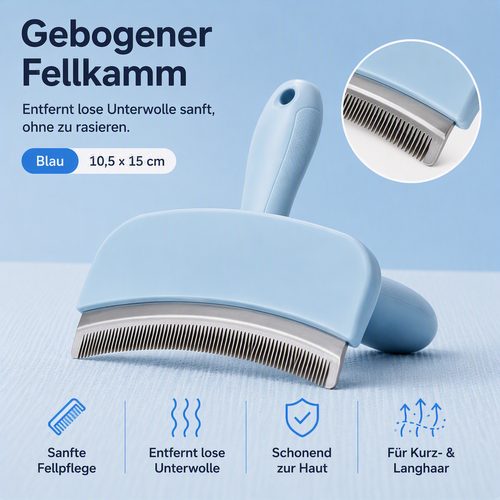 Fluffo™ Gentle Brush | Sanfte Fellpflege für Katzen