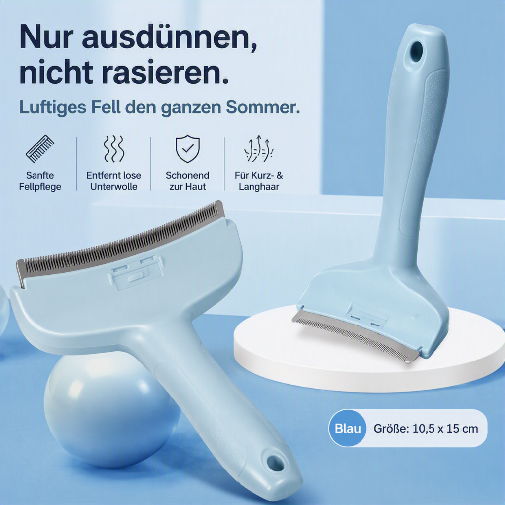 Fluffo™ Gentle Brush | Sanfte Fellpflege für Katzen