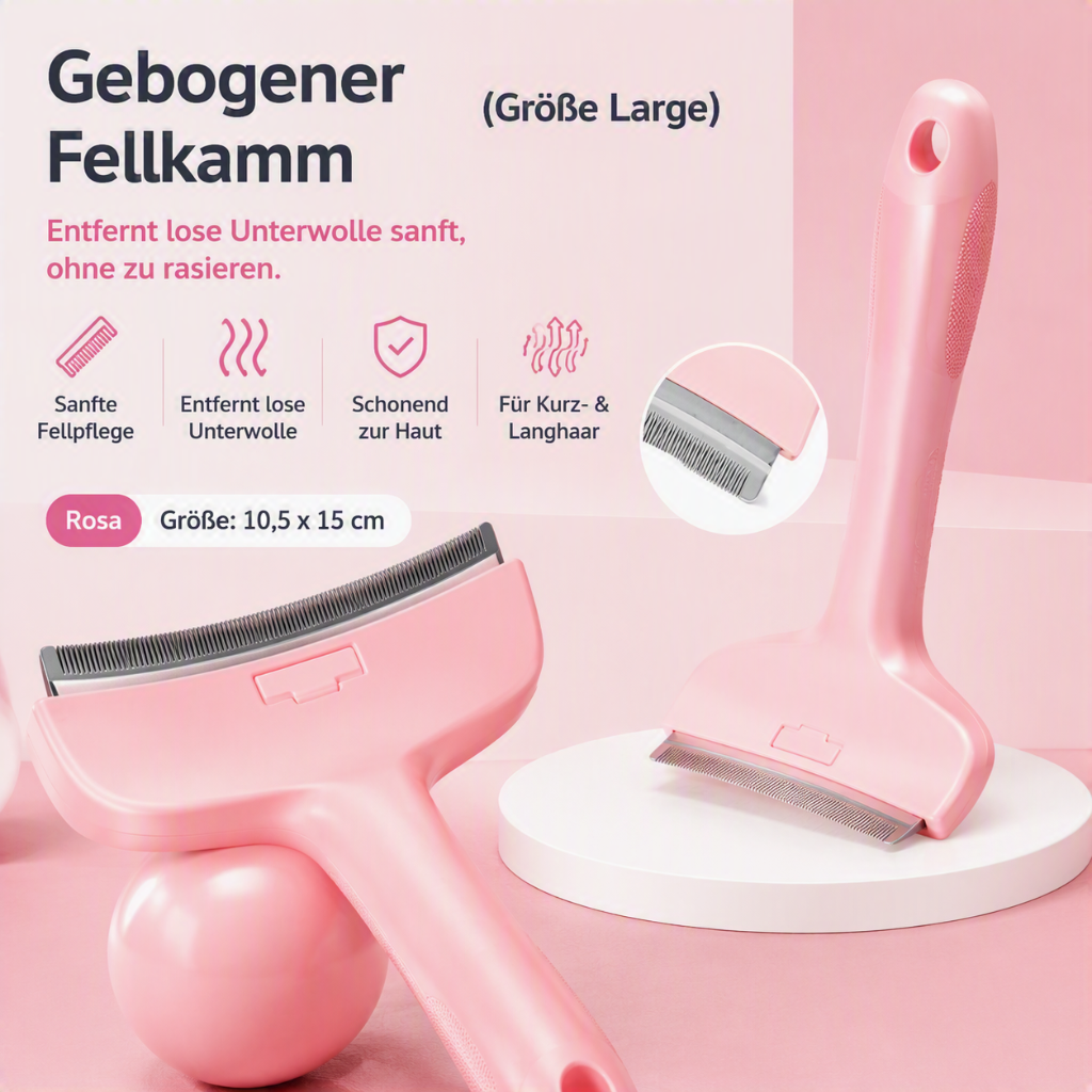 Fluffo™ Gentle Brush | Sanfte Fellpflege für Katzen